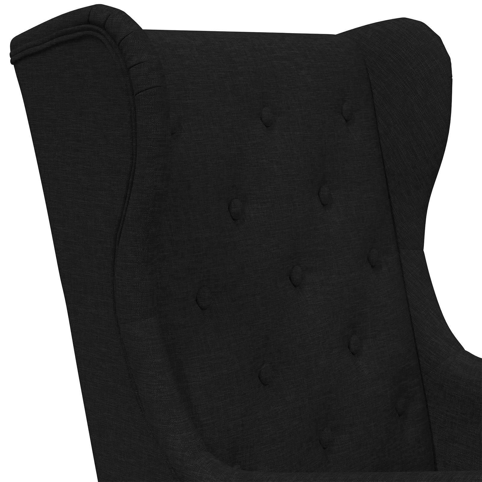 Sessel Schwarz Stoff