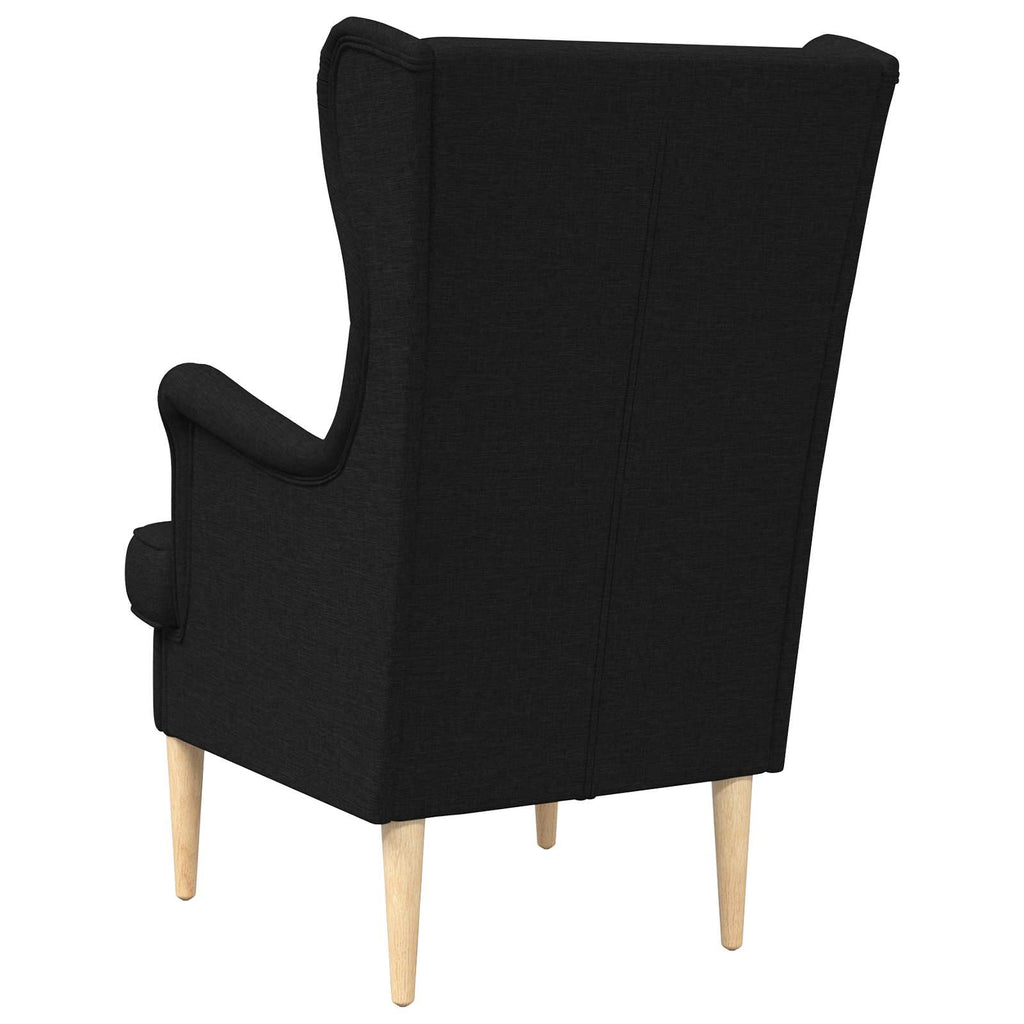 Sessel Schwarz Stoff