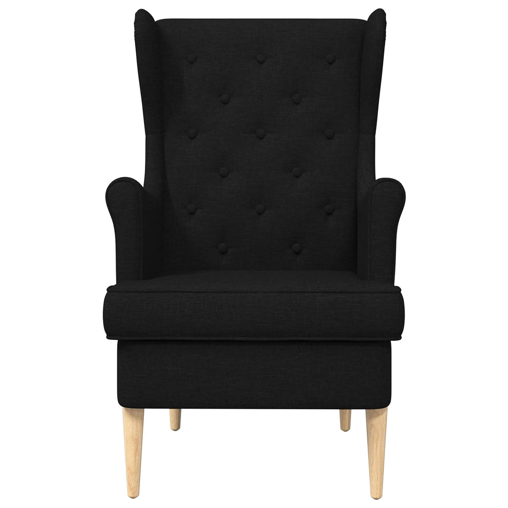 Sessel Schwarz Stoff