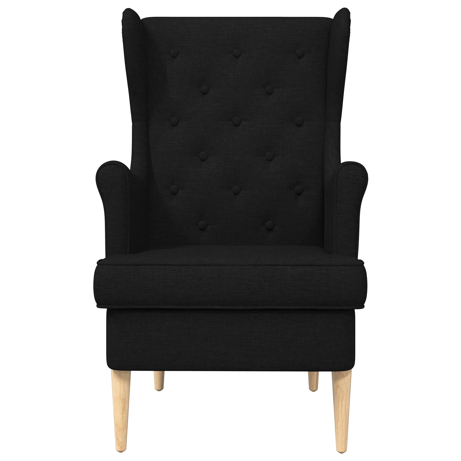 Sessel Schwarz Stoff