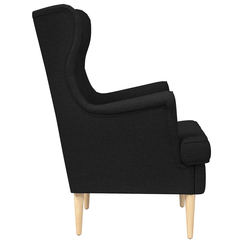 Sessel Schwarz Stoff