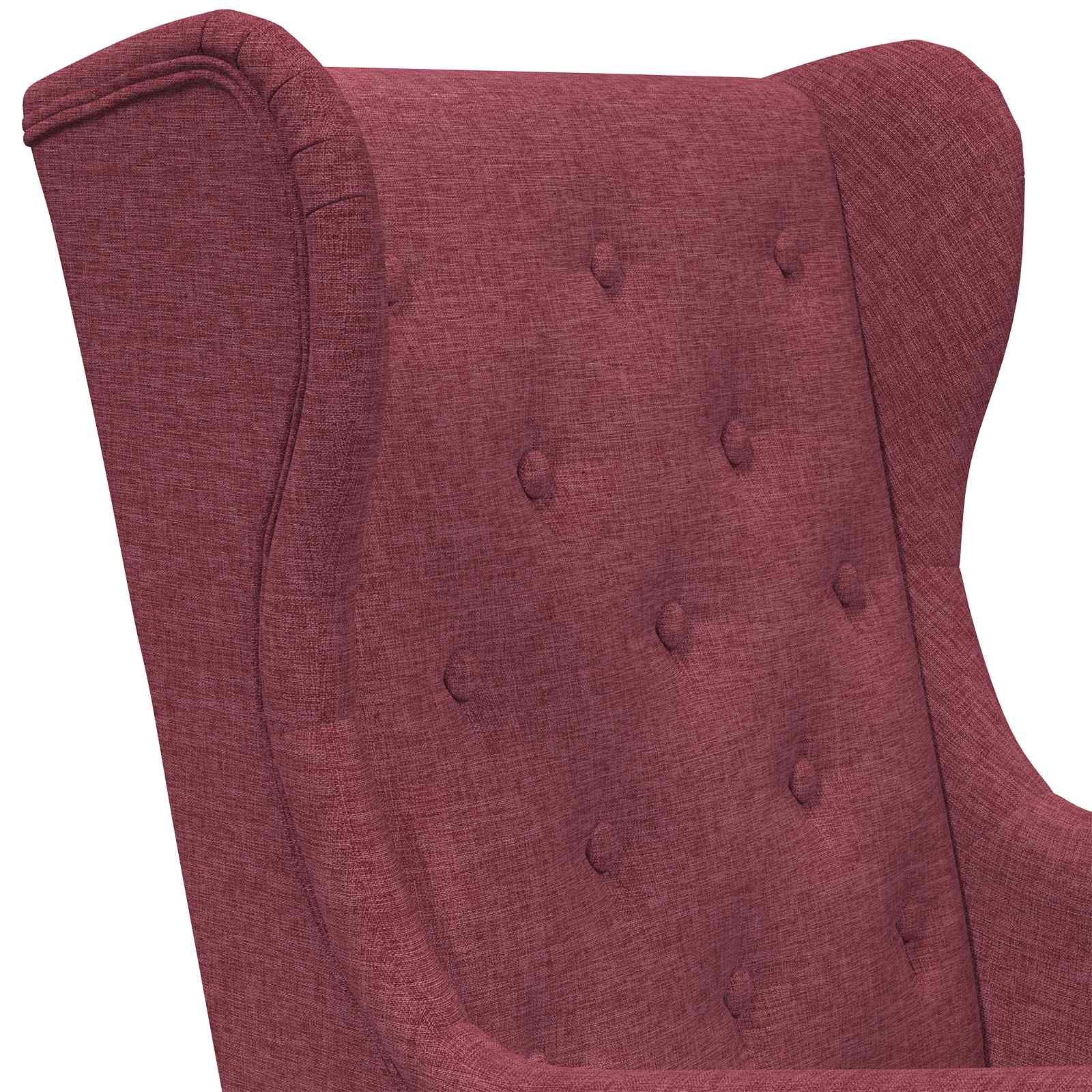 Sessel Weinrot Stoff