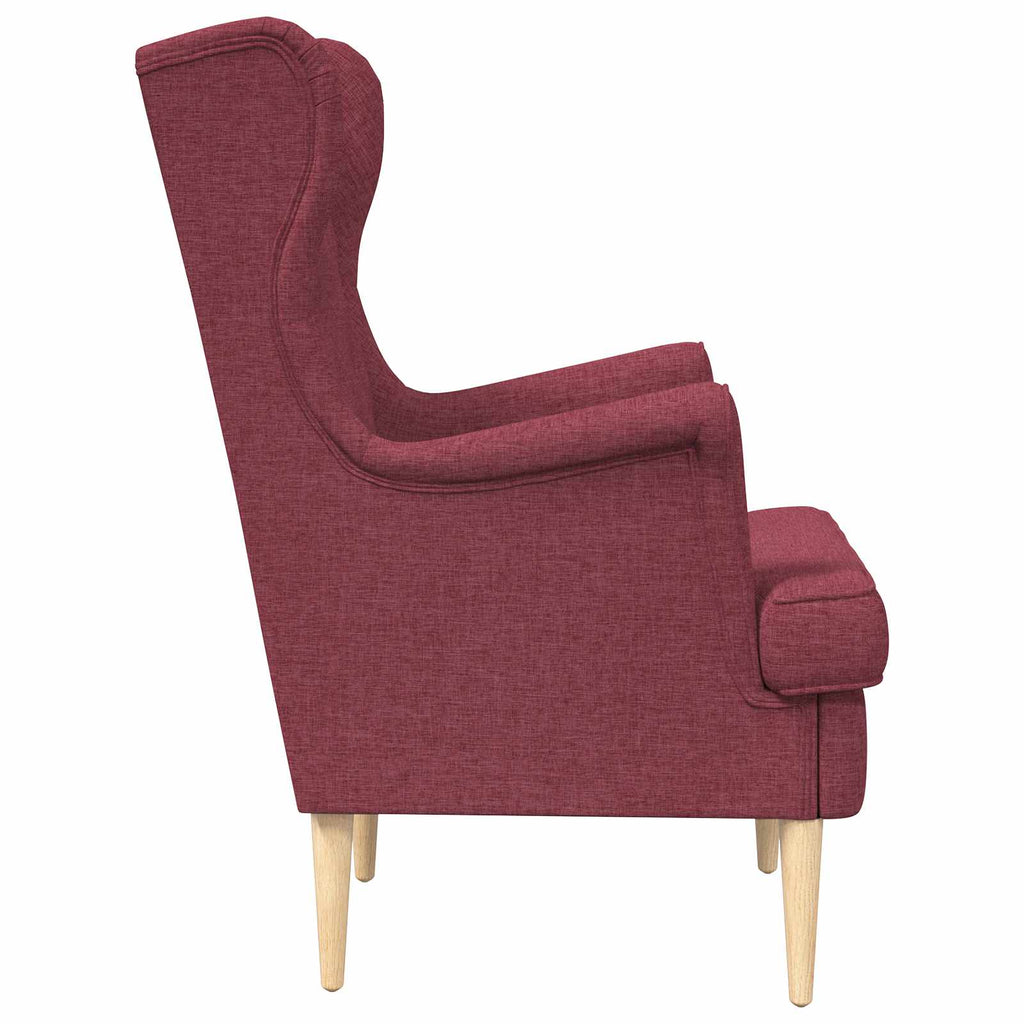 Sessel Weinrot Stoff