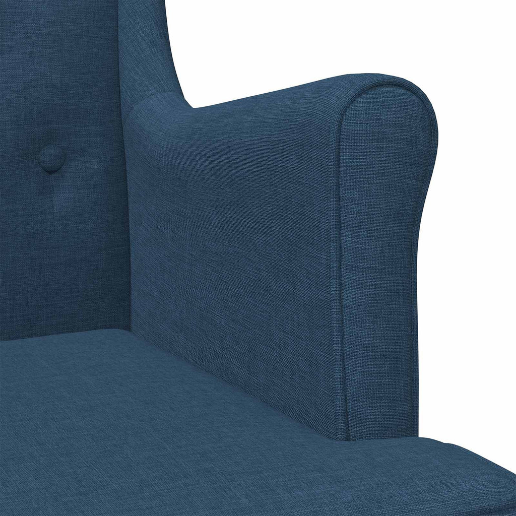 Sessel Blau Stoff