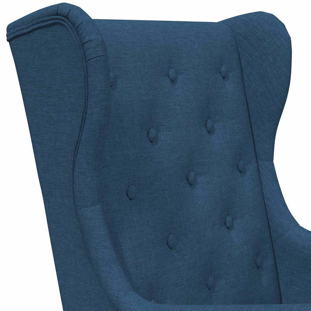 Sessel Blau Stoff