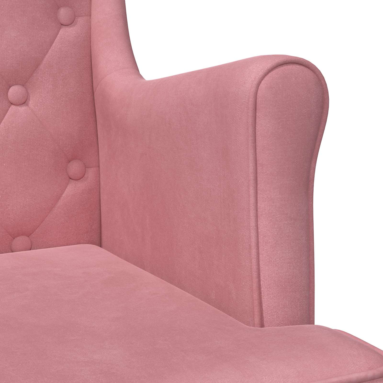 Sessel Rosa Samt