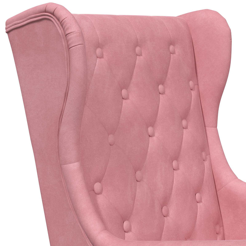 Sessel Rosa Samt