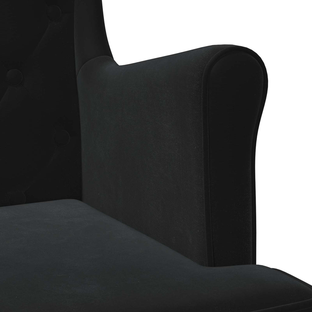Sessel Schwarz Samt