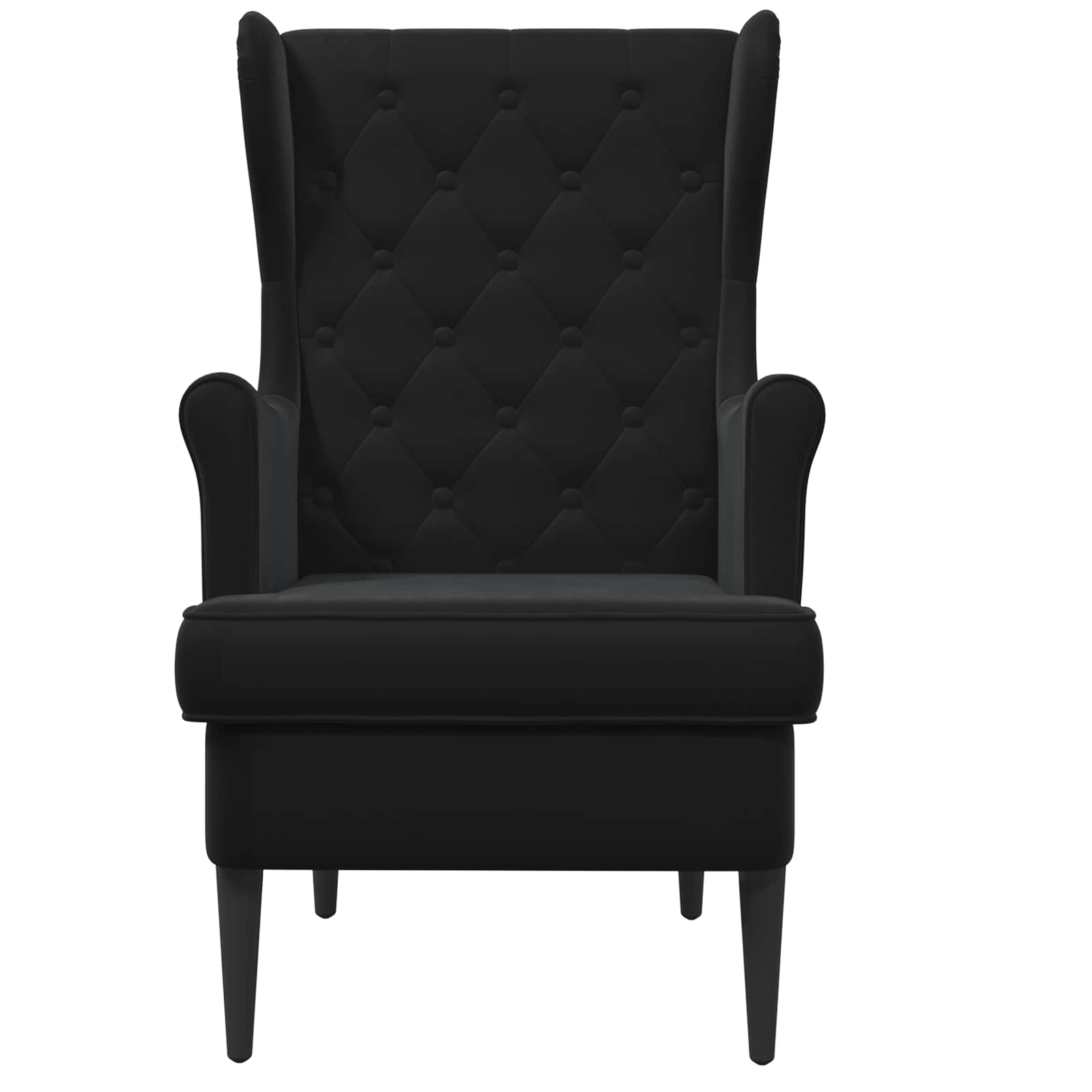 Sessel Schwarz Samt