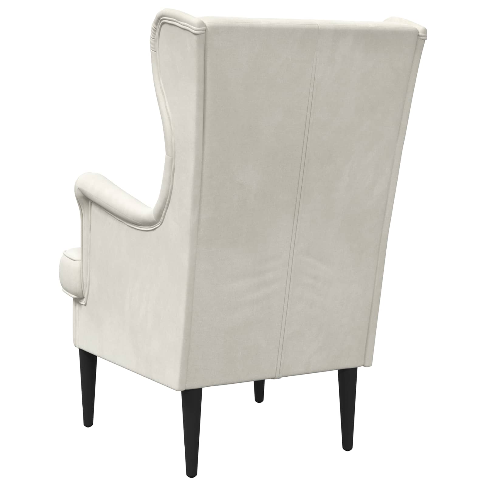 Sessel Creme Samt