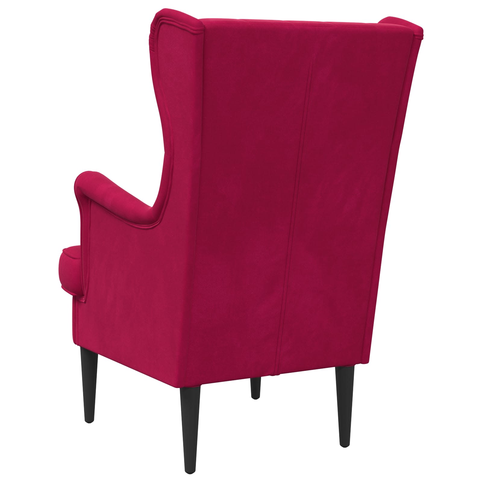 Sessel Weinrot Samt