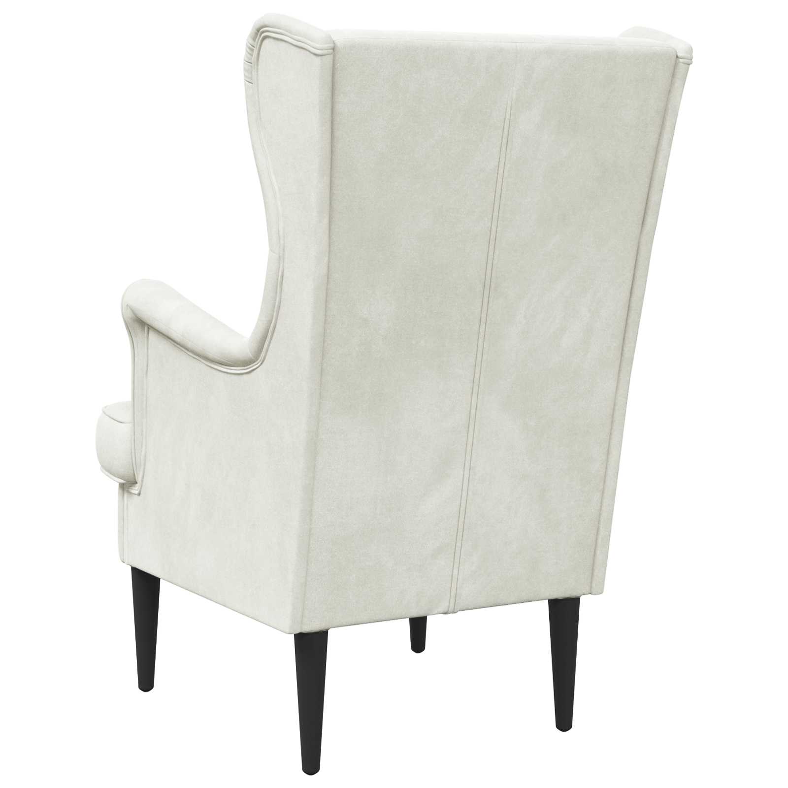 Sessel Creme Samt