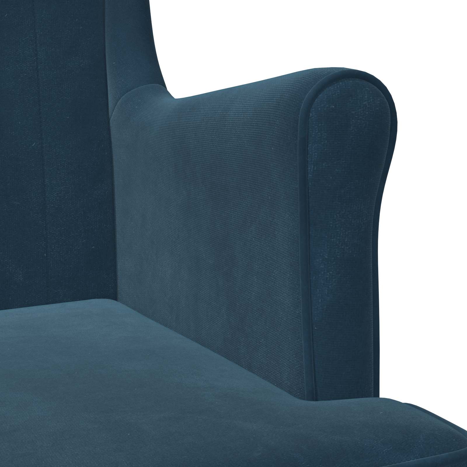 Sessel Blau Samt