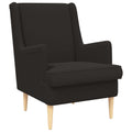 Sessel Schwarz Stoff