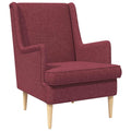 Sessel Weinrot Stoff