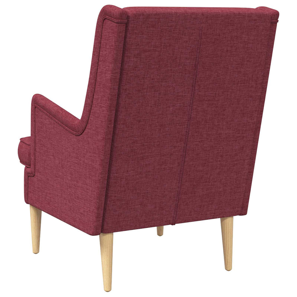 Sessel Weinrot Stoff