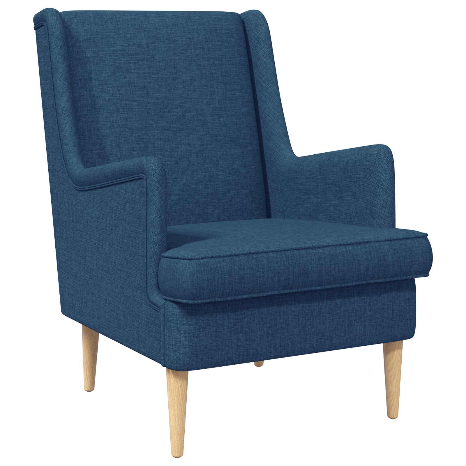 Sessel Blau Stoff