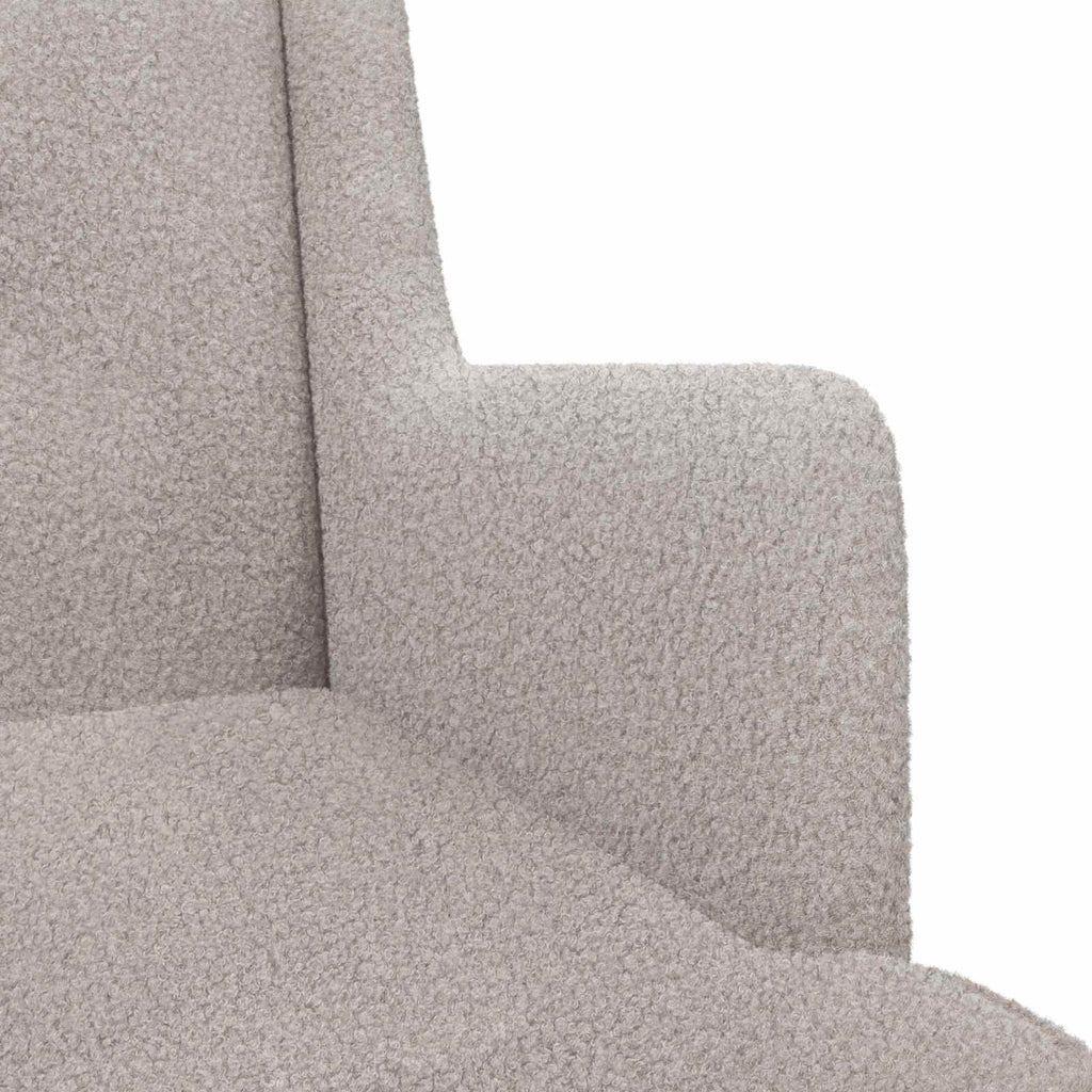 Sessel Hellgrau Bouclé