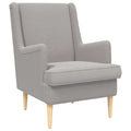 Sessel Hellgrau Bouclé