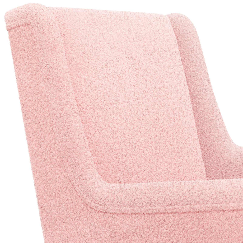 Sessel Rosa Bouclé