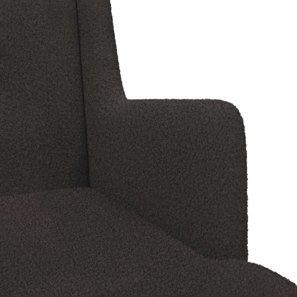 Sessel Schwarz Bouclé