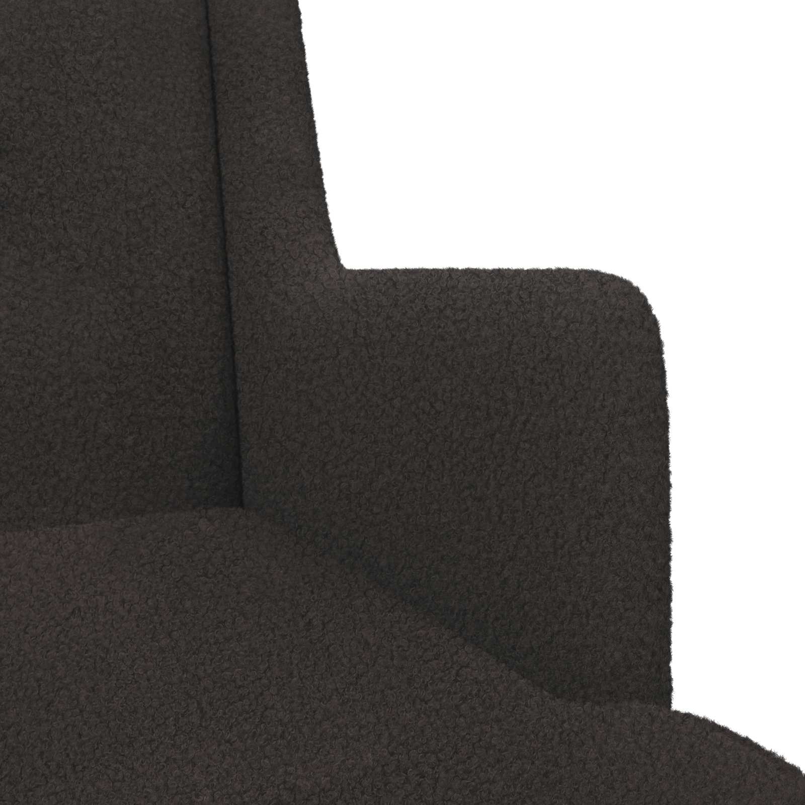 Sessel Schwarz Bouclé