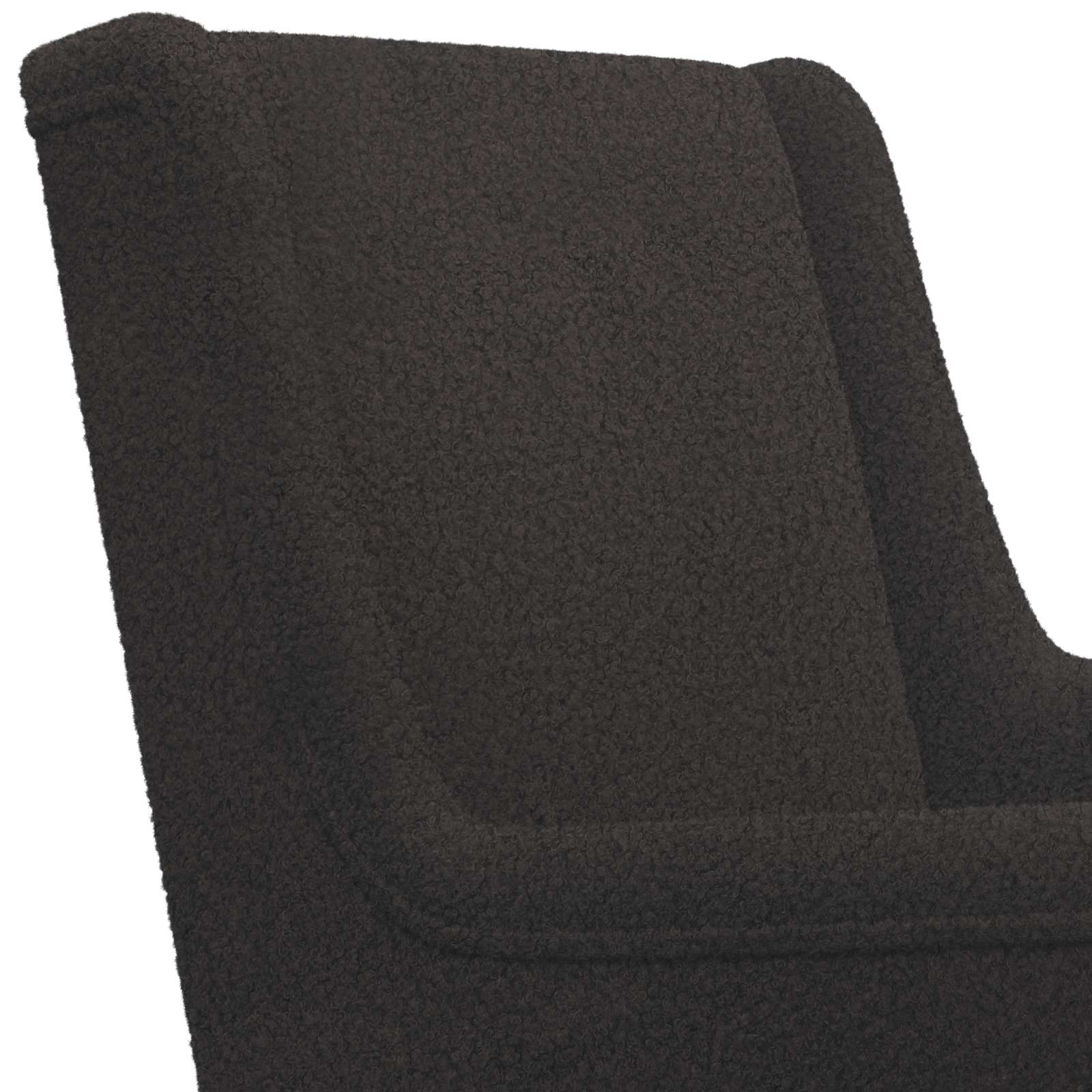 Sessel Schwarz Bouclé