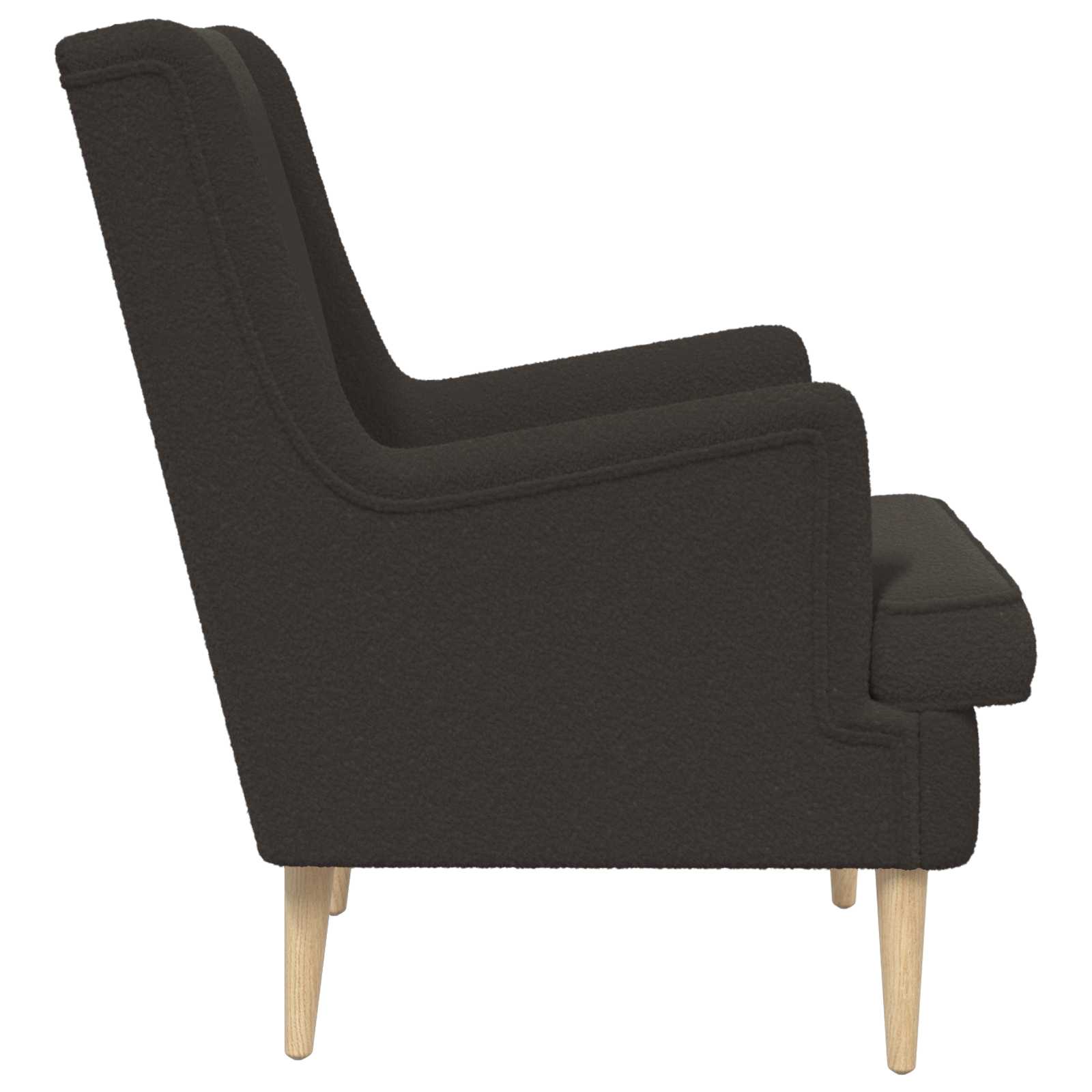 Sessel Schwarz Bouclé