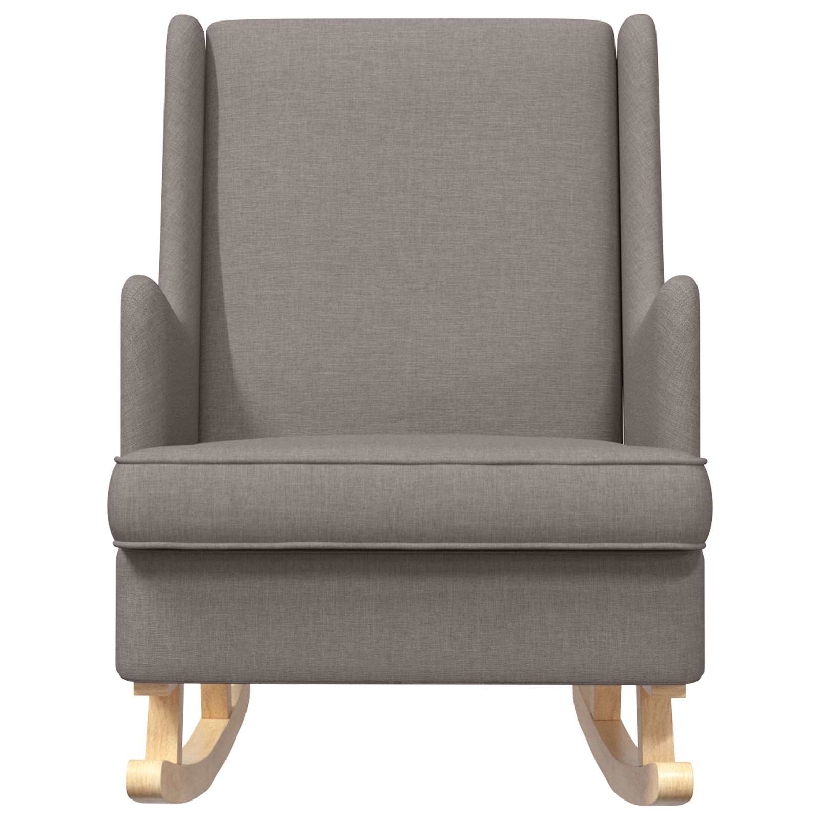 Schaukelstuhl Taupe 62 x 80 x 85 cm Stoff