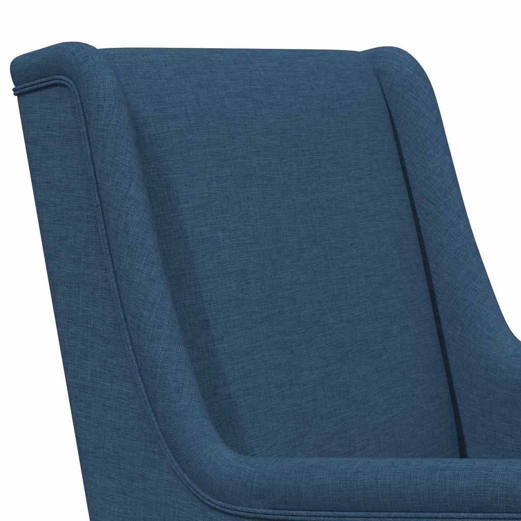 Schaukelstuhl Blau 62 x 80 x 85 cm Stoff