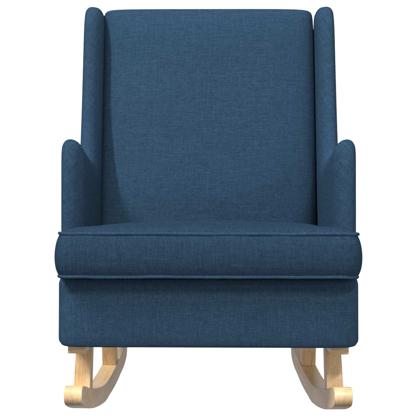 Schaukelstuhl Blau 62 x 80 x 85 cm Stoff