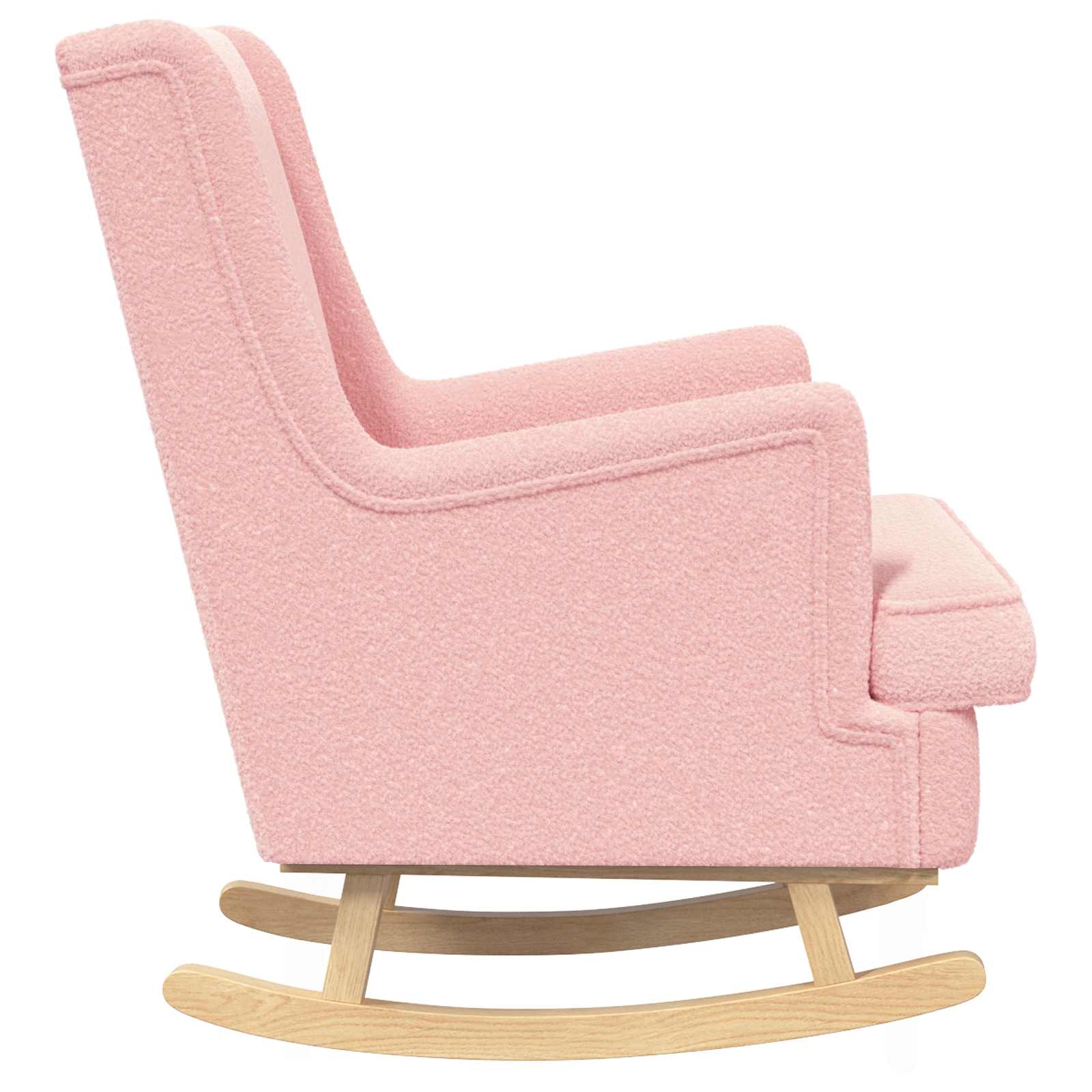 Schaukelstuhl Rosa 62 x 80 x 85 cm Bouclé