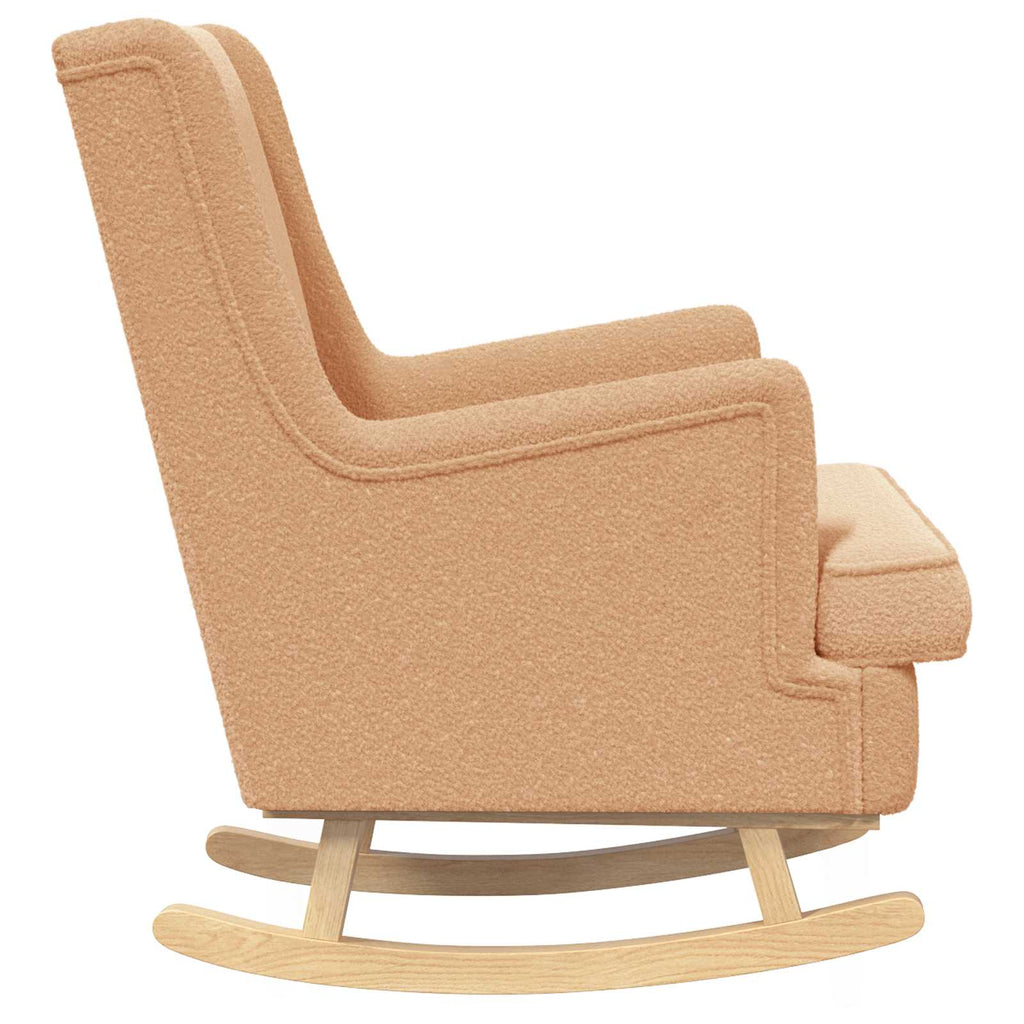 Schaukelstuhl Beige 62 x 80 x 85 cm Bouclé