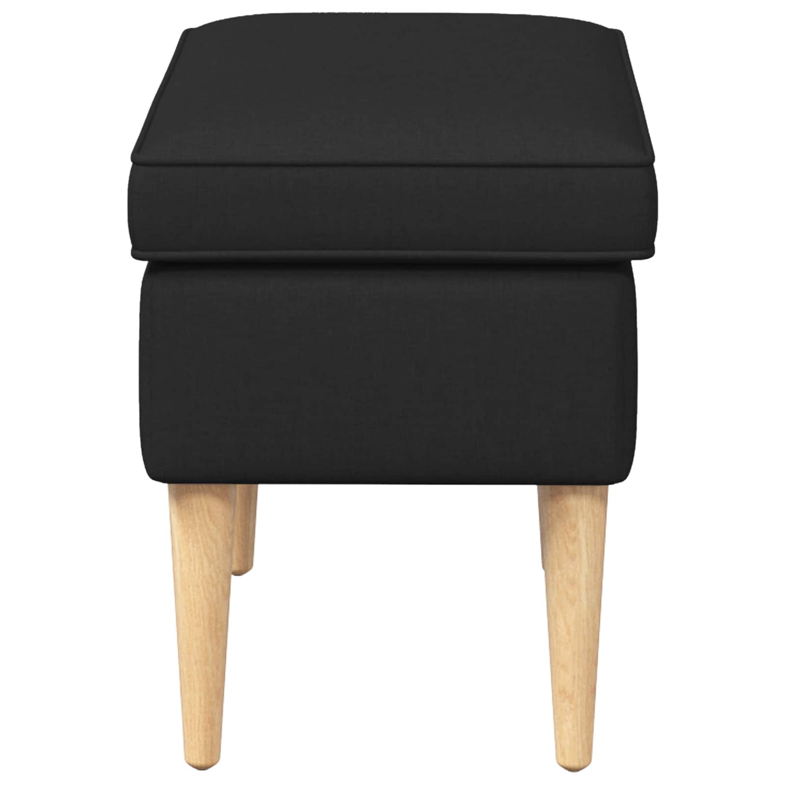 Hocker Schwarz 55 x 35 x 41 cm