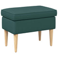 Hocker Dunkelgrün 55 x 35 x 41 cm
