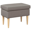 Hocker Taupe 55 x 35 x 41 cm
