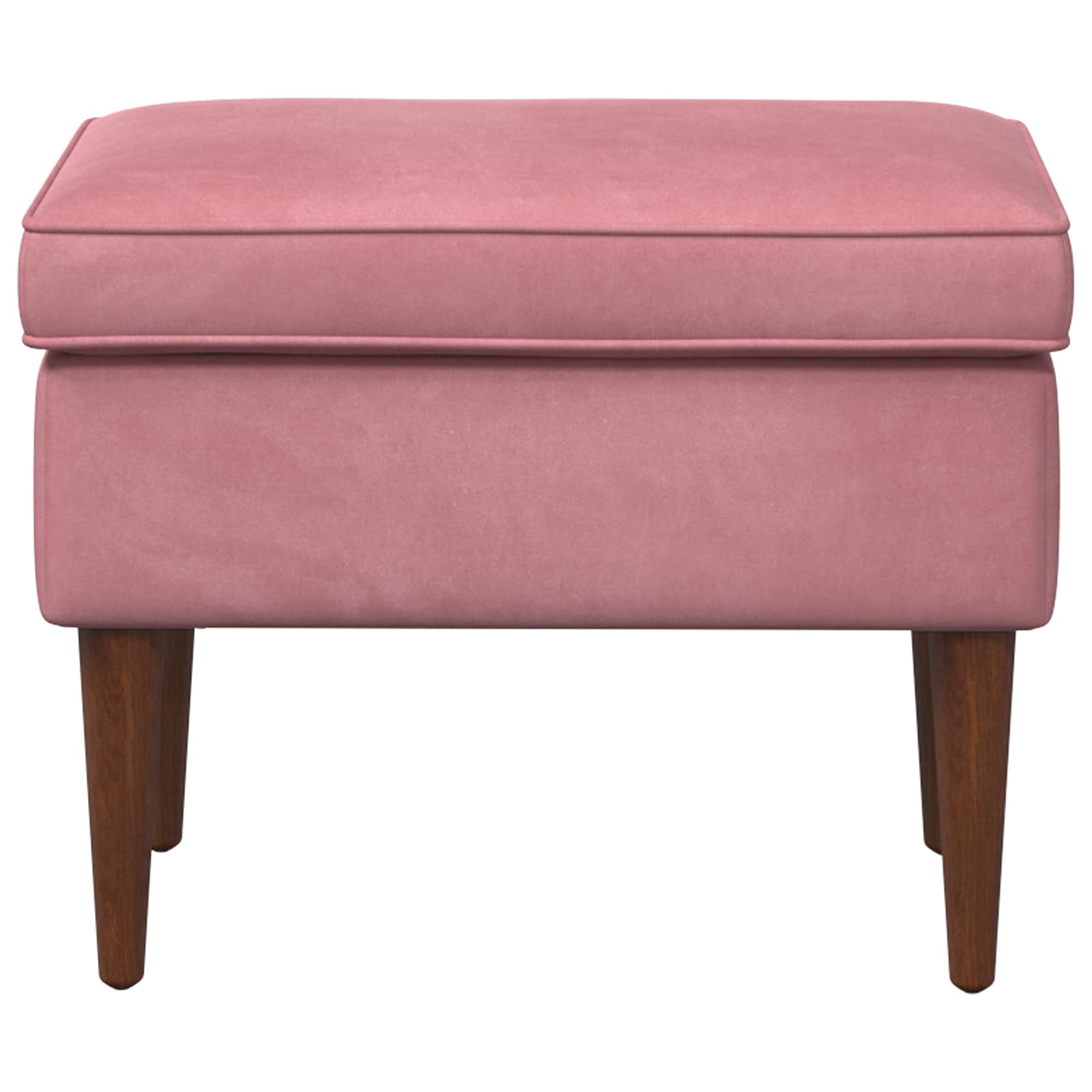 Hocker Rosa 55 x 35 x 41 cm Samt