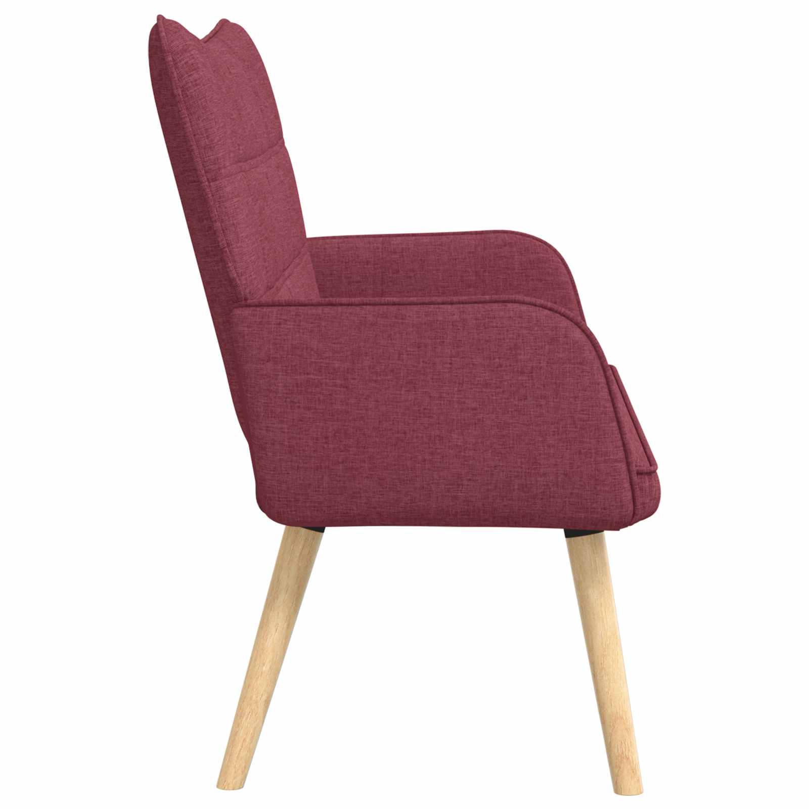 2-Sitzer Sofa Weinrot 115 x 61 x 87 cm Stoff