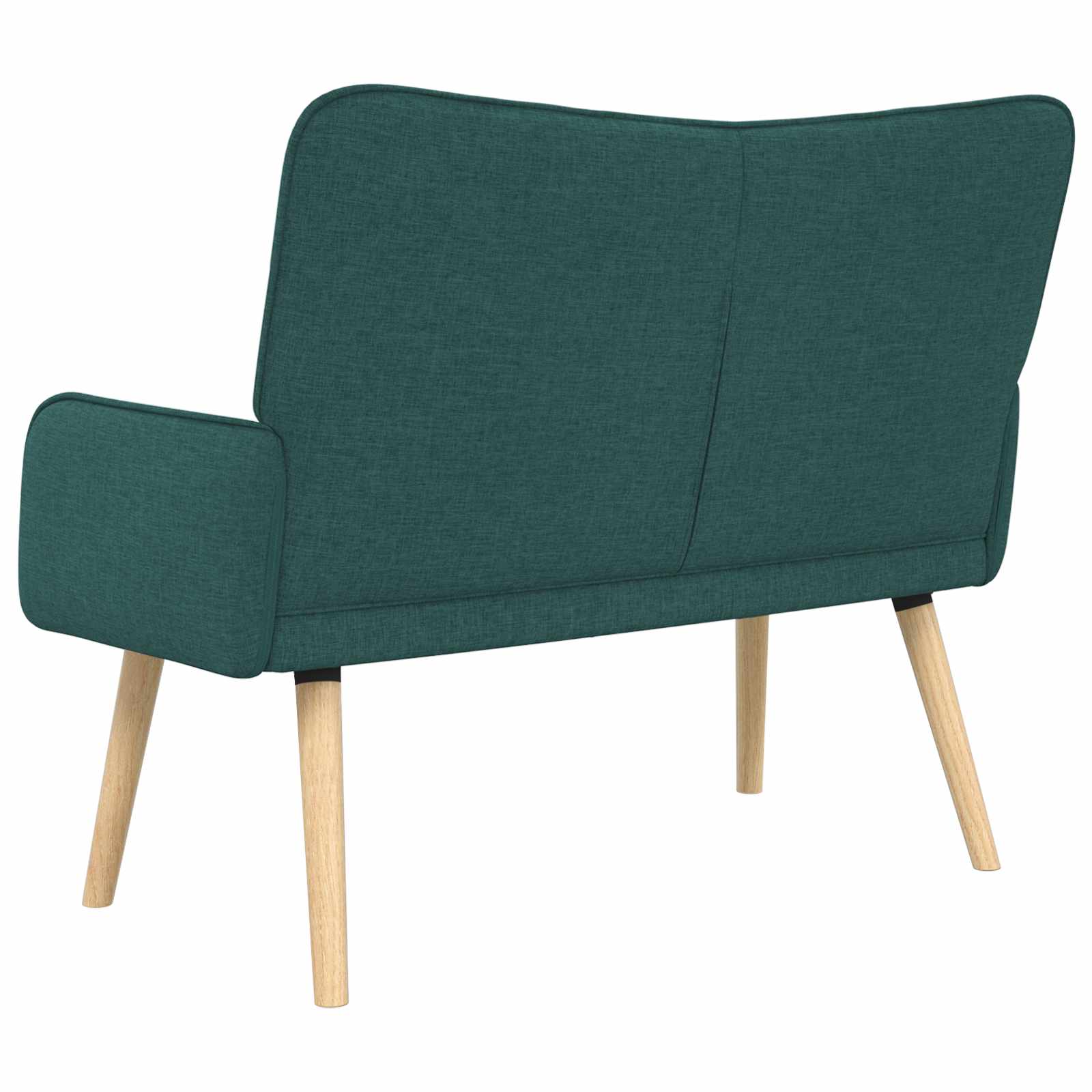2-Sitzer Sofa Dunkelgrün 115 x 61 x 87 cm Stoff