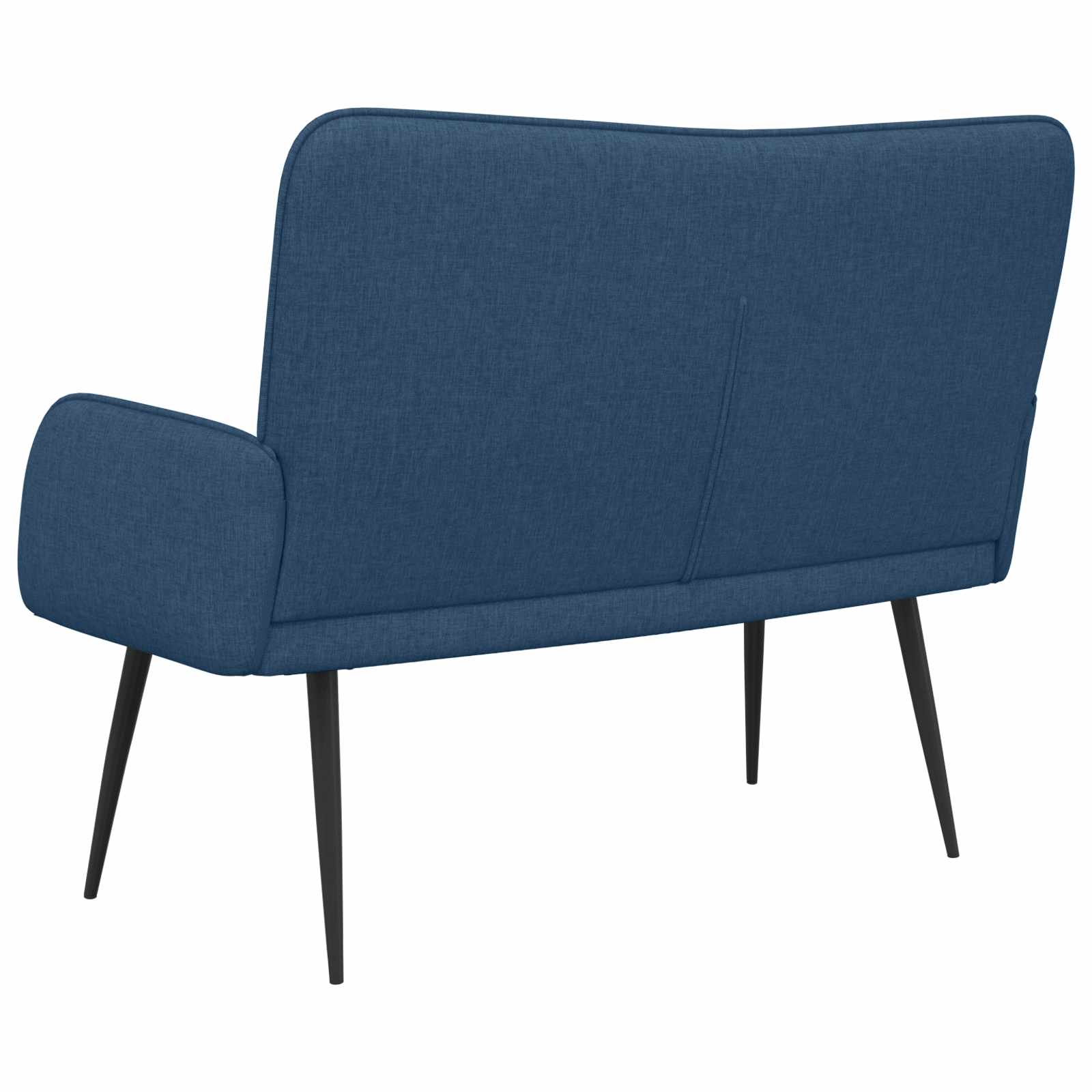 2-Sitzer Sofa Blau 115 x 61 x 87 cm Stoff