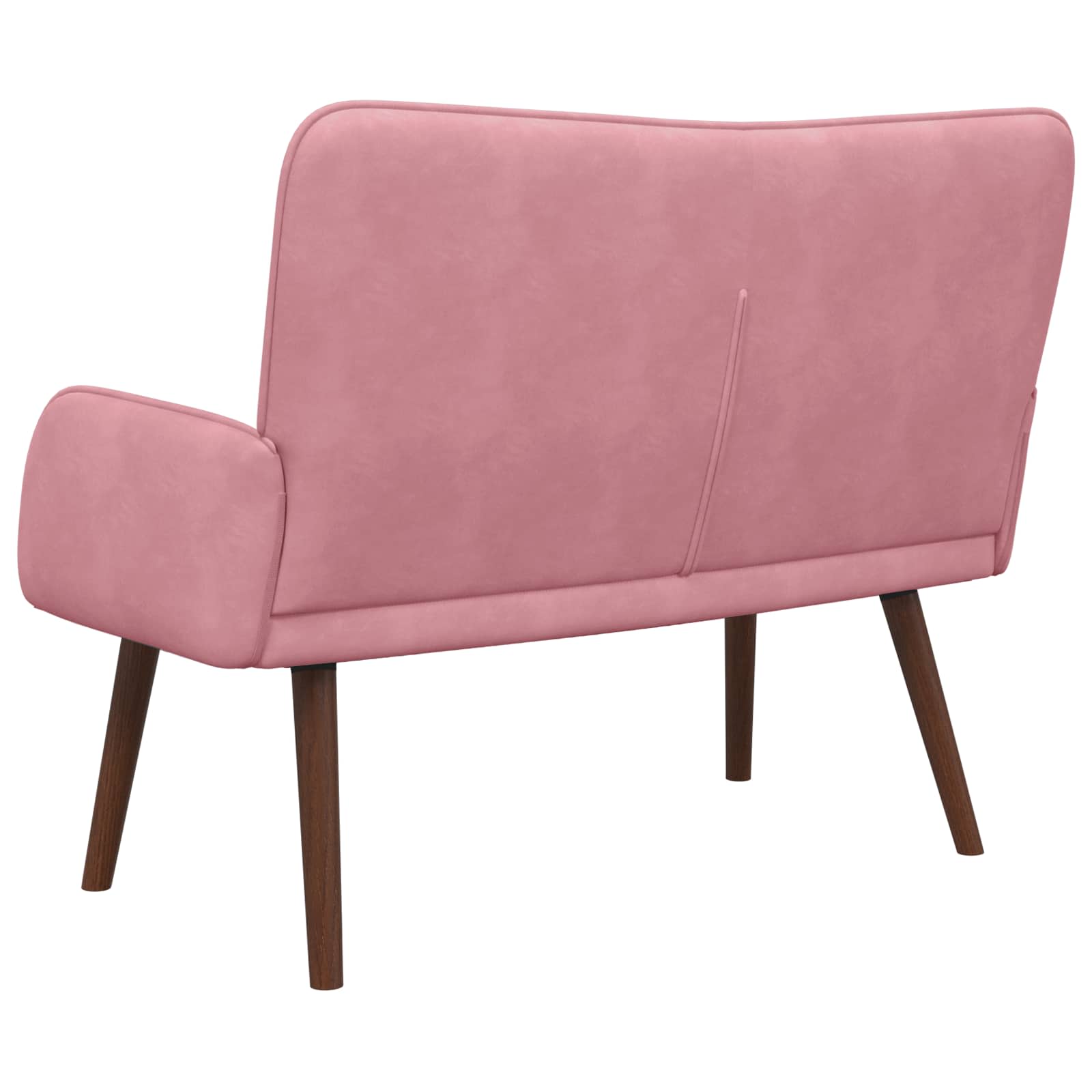 2-Sitzer Sofa Rosa 115 x 61 x 87 cm Samt (V)