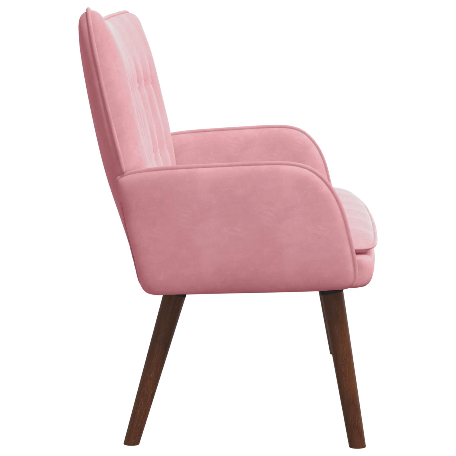 2-Sitzer Sofa Rosa 115 x 61 x 87 cm Samt (V)