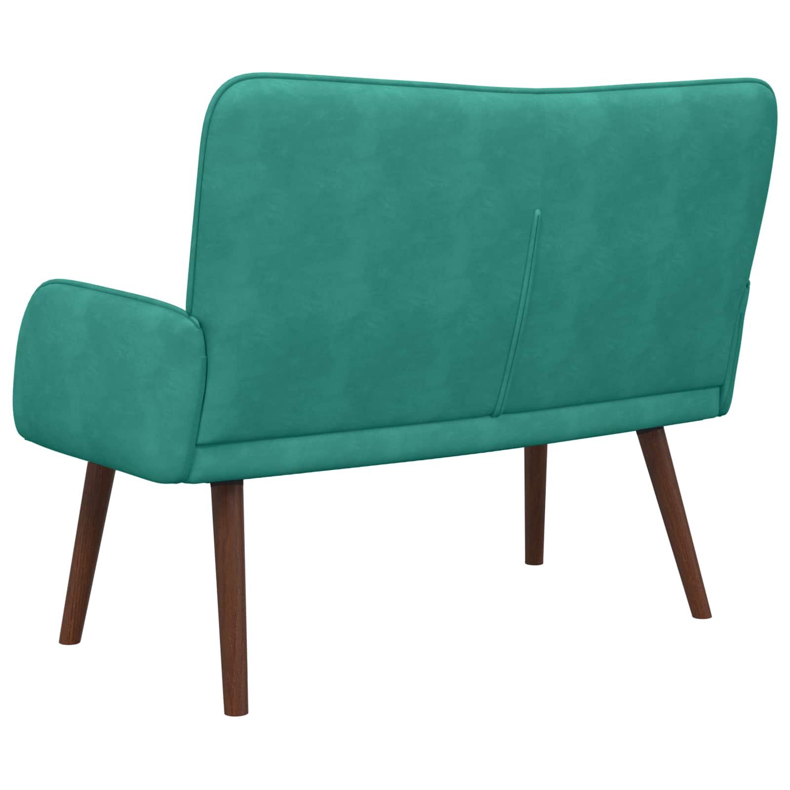 2-Sitzer Sofa Türkis 115 x 61 x 87 cm Samt (V)