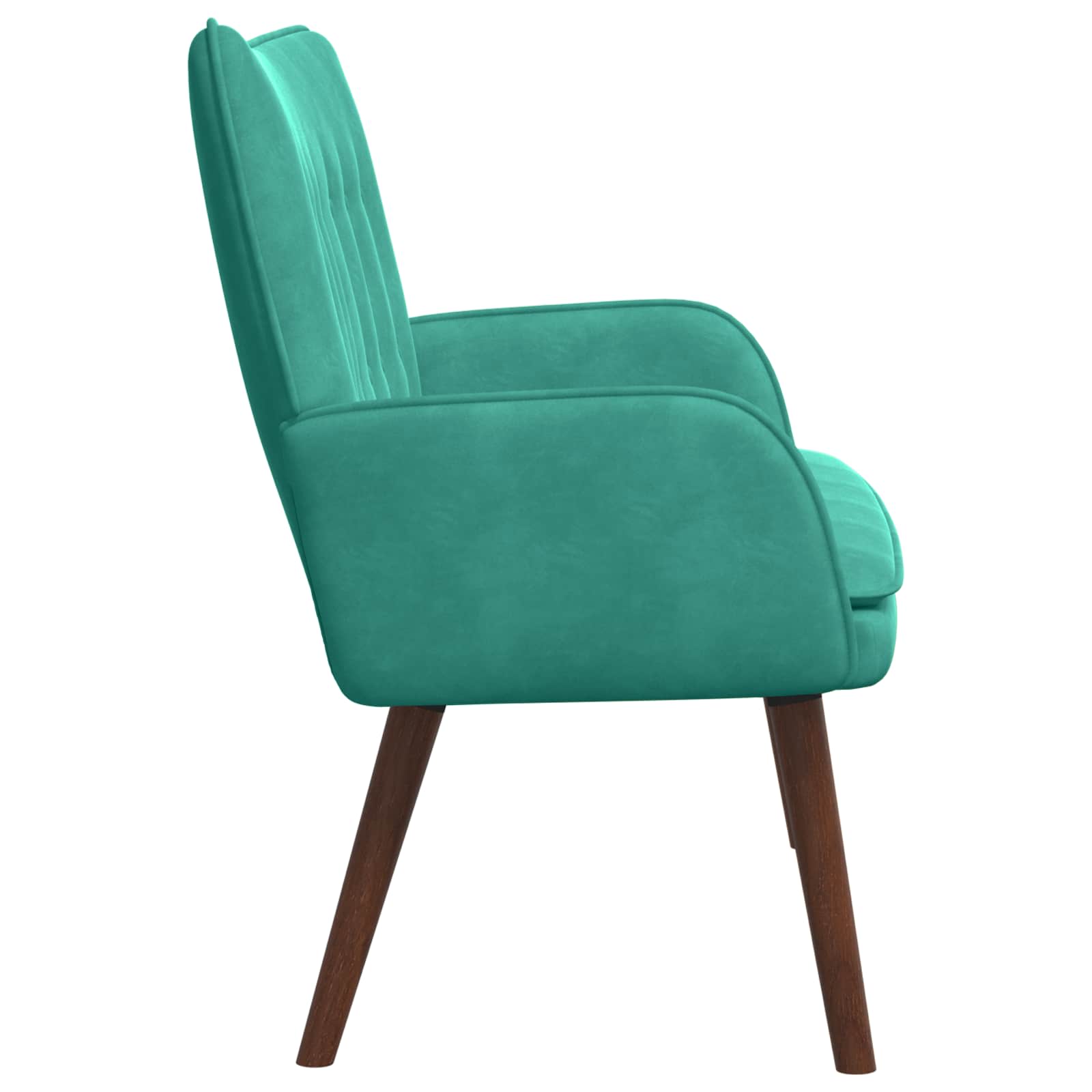 2-Sitzer Sofa Türkis 115 x 61 x 87 cm Samt (V)