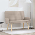 2-Sitzer Sofa Hellgrau 115 x 61 x 87 cm Bouclé