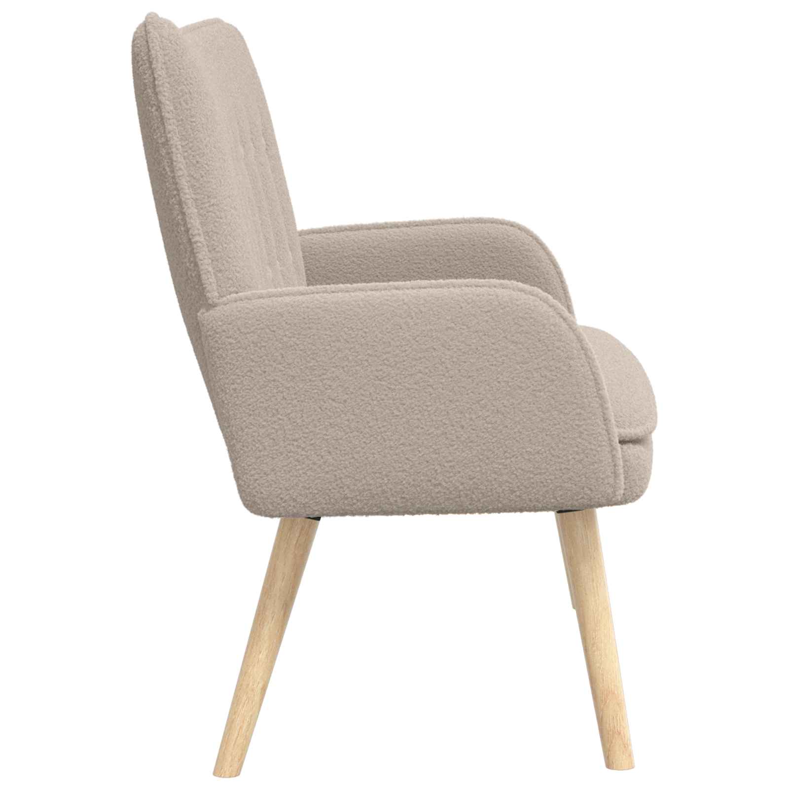 2-Sitzer Sofa Hellgrau 115 x 61 x 87 cm Bouclé