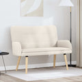 2-Sitzer Sofa Creme 115 x 61 x 87 cm Bouclé