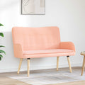 2-Sitzer Sofa Rosa 115 x 61 x 87 cm Bouclé