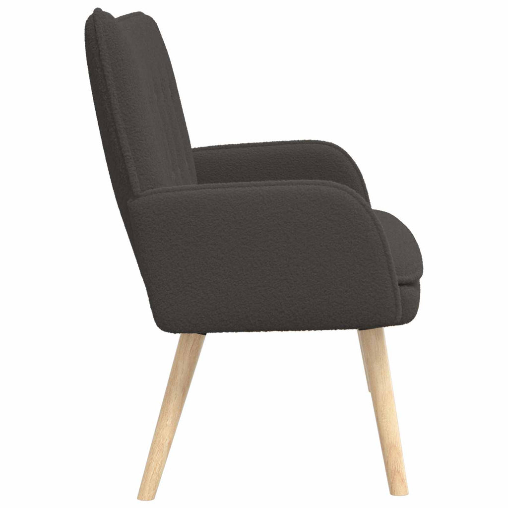 2-Sitzer Sofa Dunkelgrau 115 x 61 x 87 cm Bouclé
