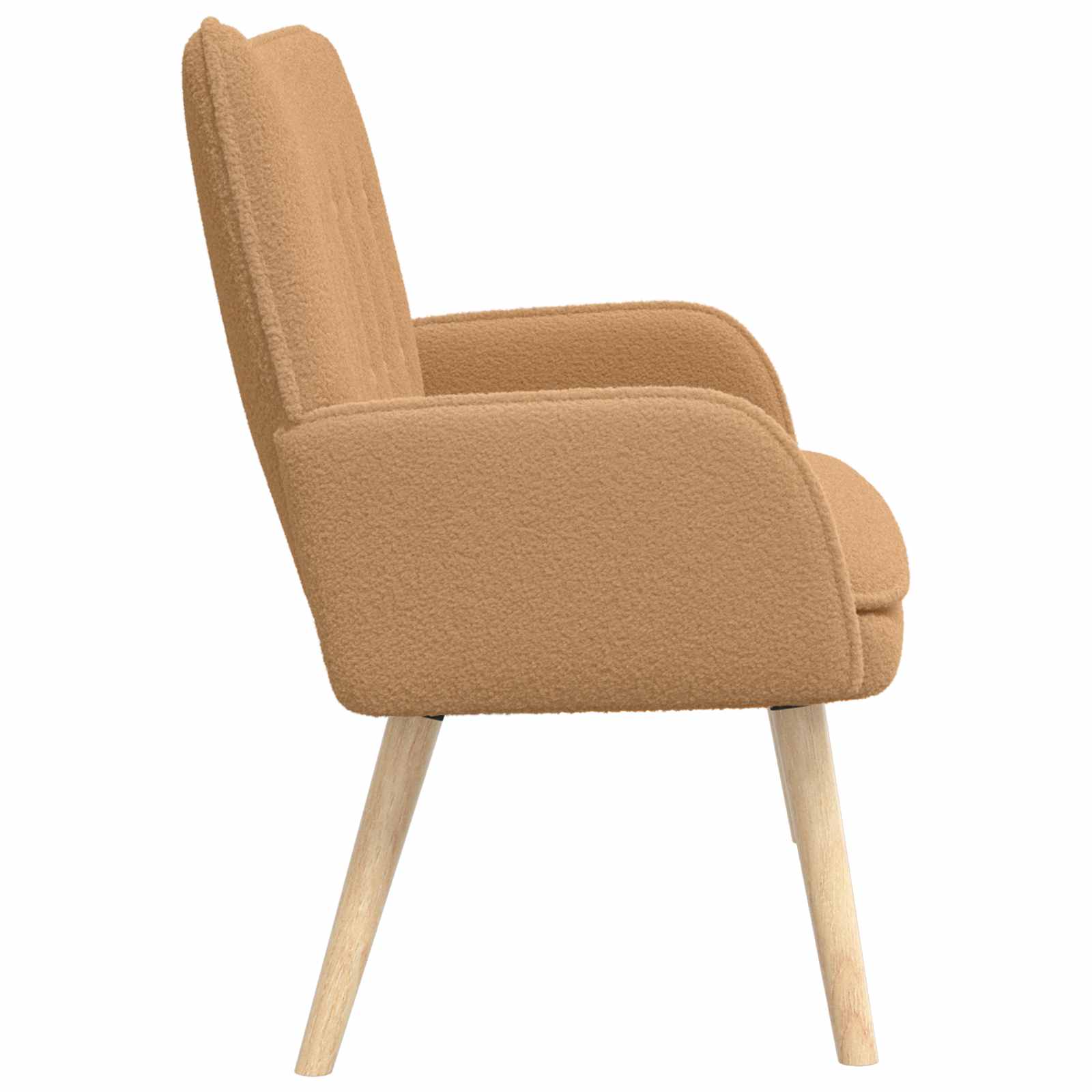 2-Sitzer Sofa Beige 115 x 61 x 87 cm Bouclé